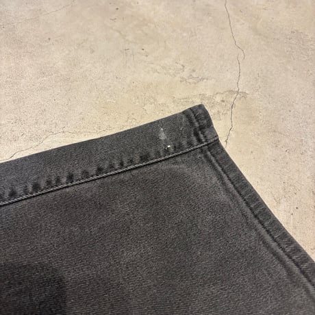 90s Levi’s 505 stretch yarn-dyed black denim pants