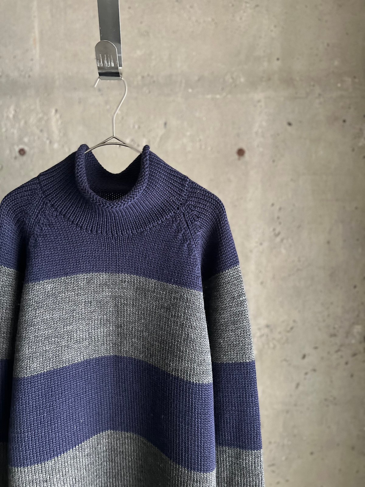 90s J.crew roll neck border wool knit | sui & s 90s J.crew roll neck border wool knit | sui & s