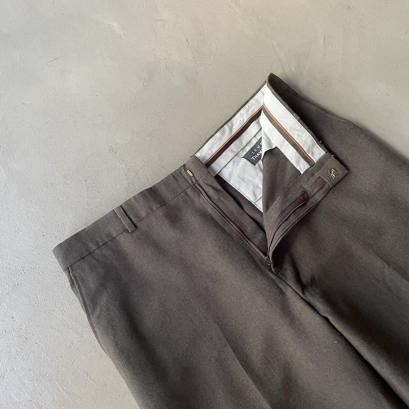 70s 80s Levi's TRAVELERS スラックス グレー talon Levi's W35/古着 リーバイス Levis アクション スラックス