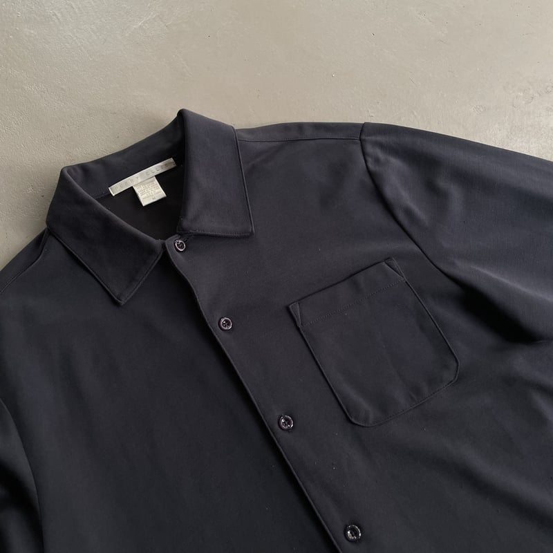 90s PERRY ELLIS レーヨンシャツ 半袖シャツ ブラック 90's PERRY ELLIS”ペリーエリス”レーヨン S/Sシャツ | Rico clothing