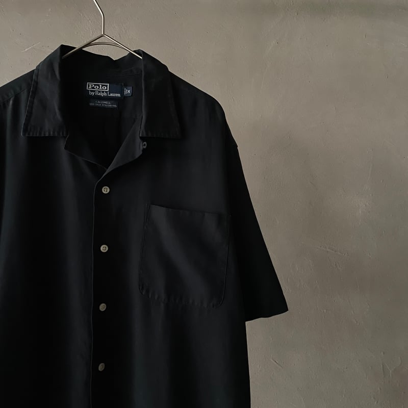 90s Ralph lauren silk×cotton shirt “CALDWELL”