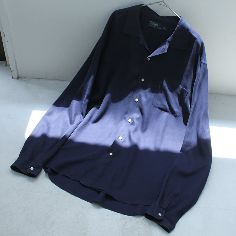 90s Ralph lauren silk/cotton/linen shirt | sui