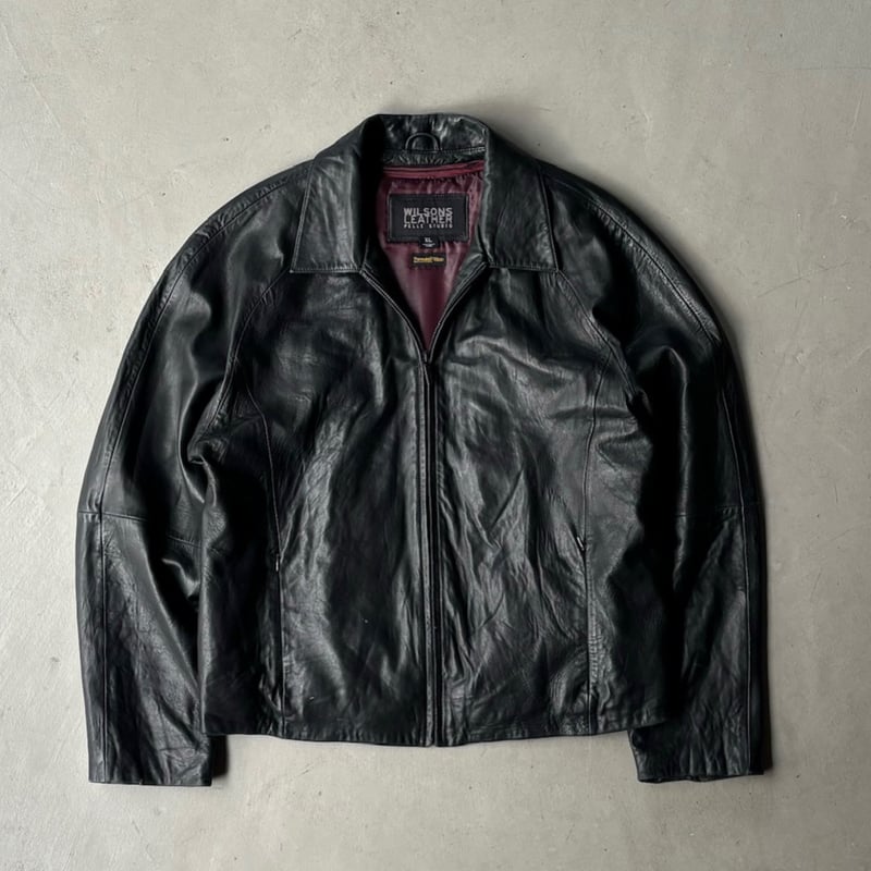 00s Wilsons leather raglan sleeve leather jack 00s Wilsons leather raglan sleeve leather jack