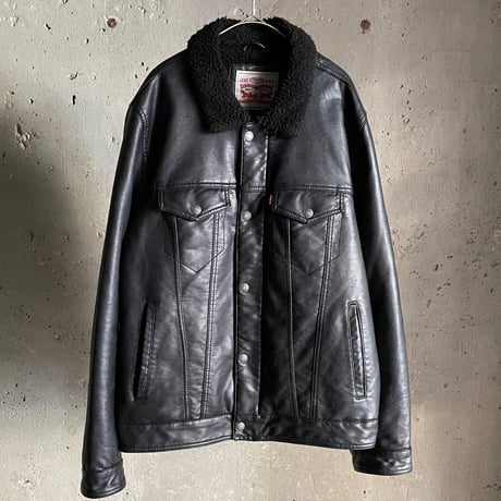 Levi's fake leather boa jacket