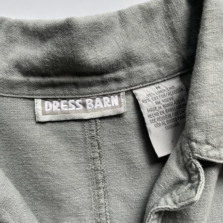 90’s linen/cotton shirt jacket