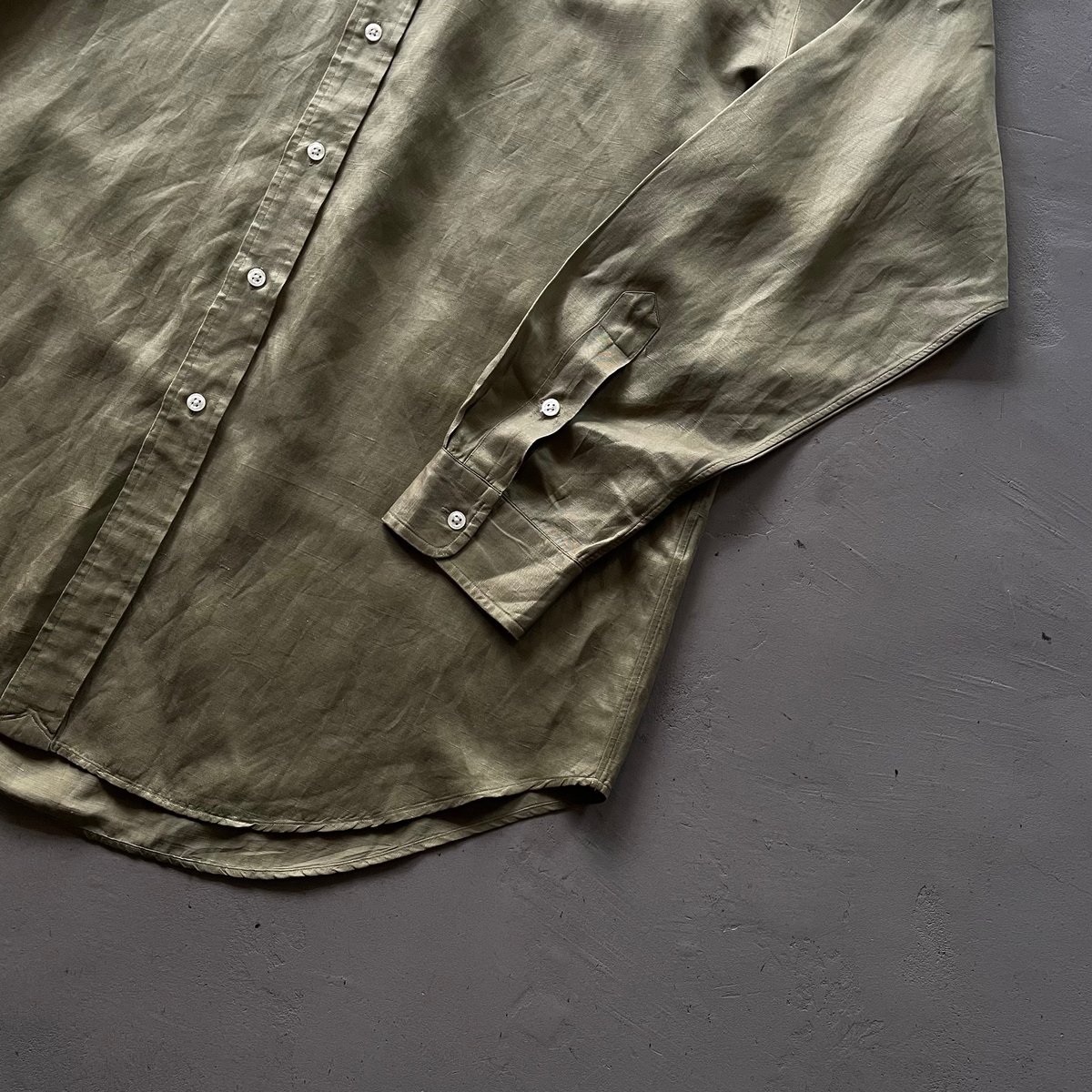 Ralph lauren silk×linen BD shirt ″BLAKE″ | sui