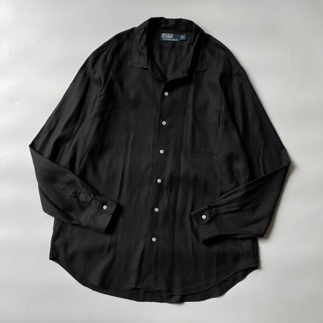 90s Ralph Lauren silk/cotton/linen shirt