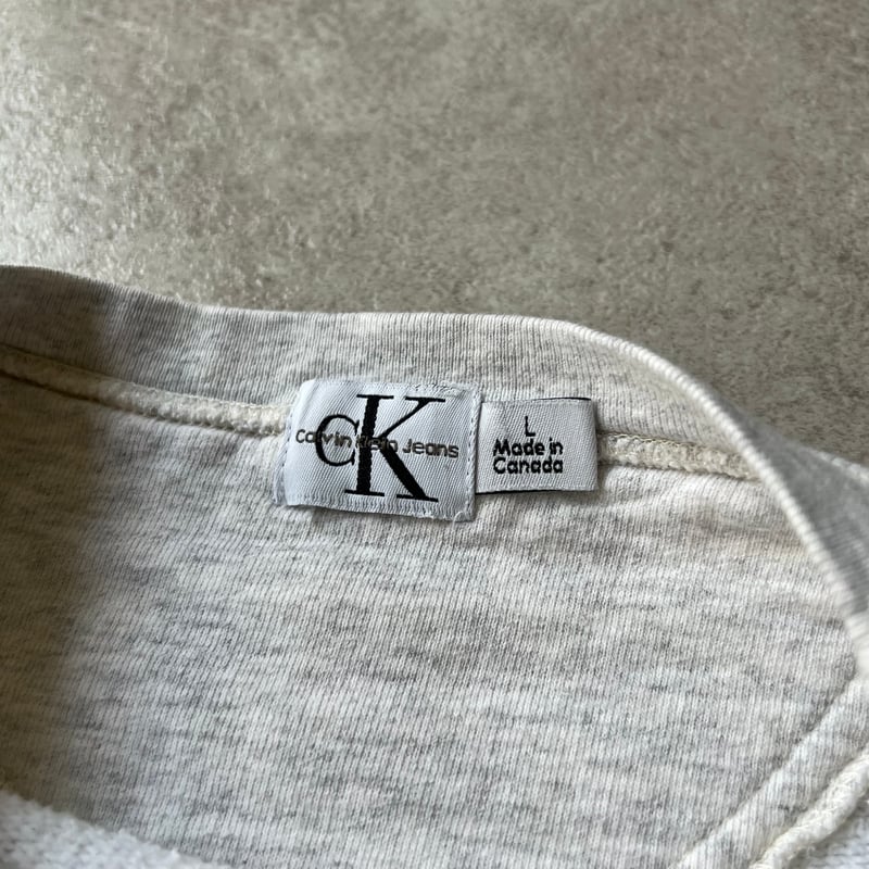 90s Calvin Klein embroidery logo sweat | sui &