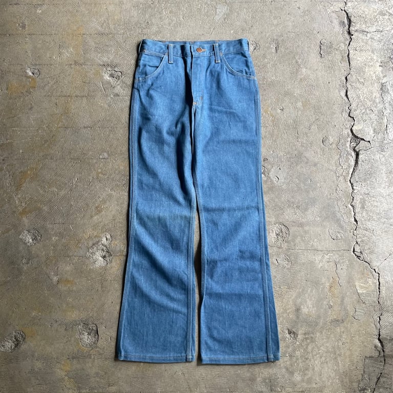 70’s Wrangler “NO-FAULT” bootscut denim pants｜ラングラー