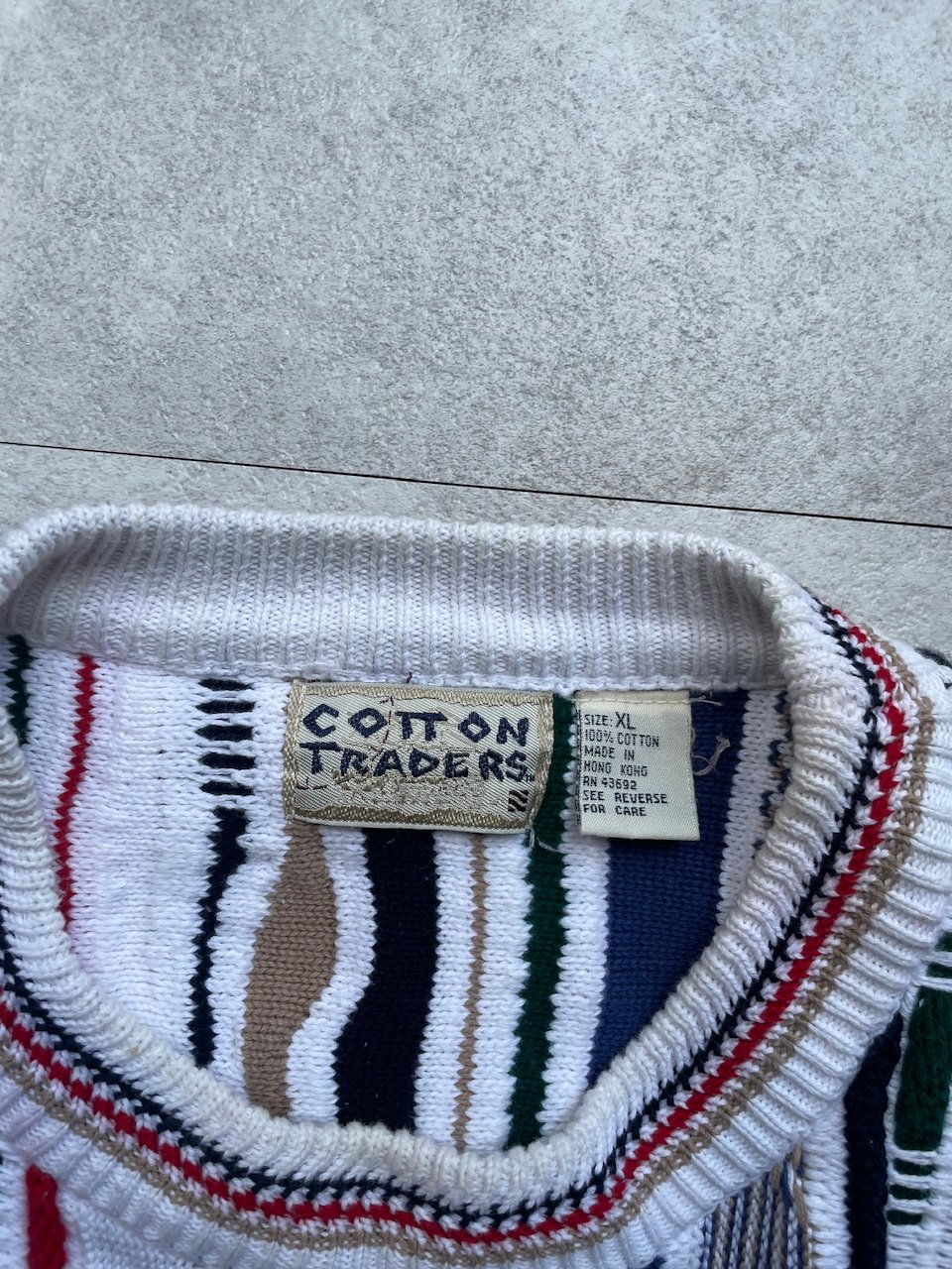 トップス 90s COTTON TRADERS 3D knit 90s COTTON TRADERS 3D knit | sui & shara