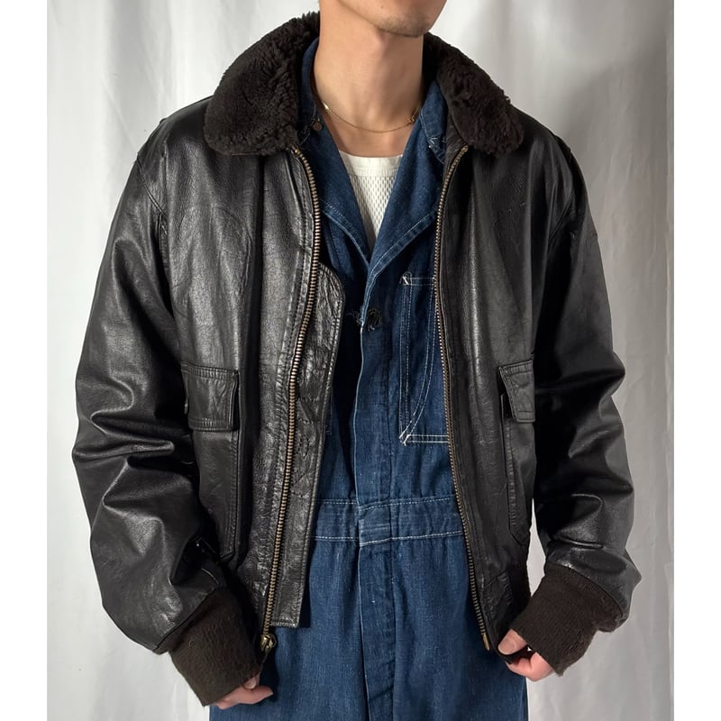 90's Schott G-1 type leather jacket | sui & shara