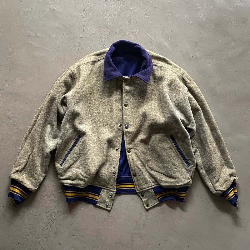 50s Pearson reversible satin award jacket | su