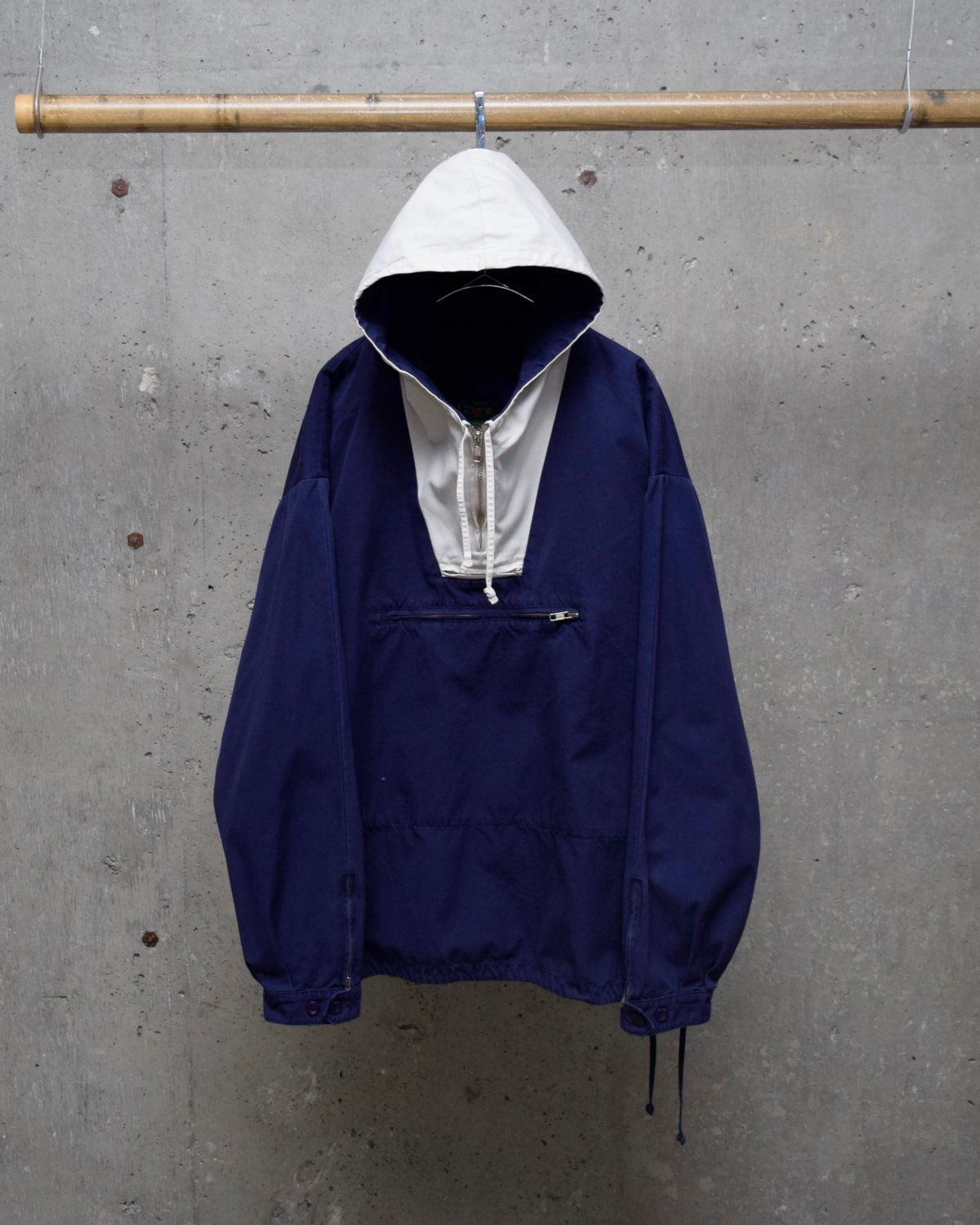 90's J.crew bi-color cotton anorak | sui & shara