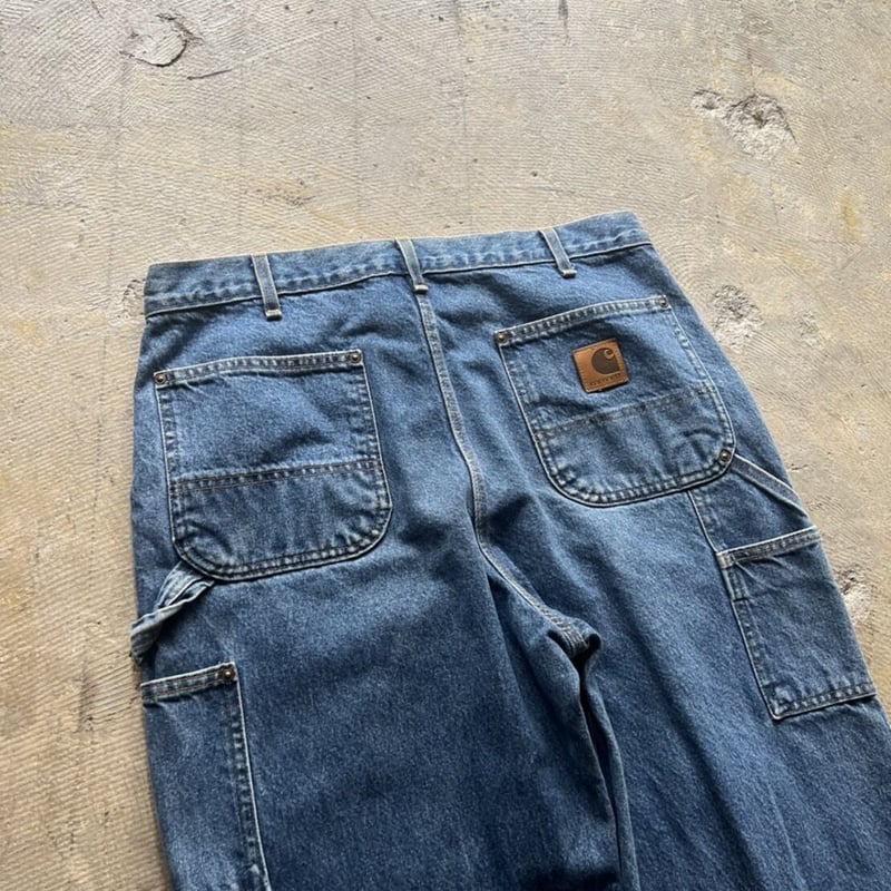 限定価格❗️80s'〜90s' ？Carhartt 希望まで値下げします！ 1980's-1990's Deadstock Carhartt 80W Blue Denim Painter's