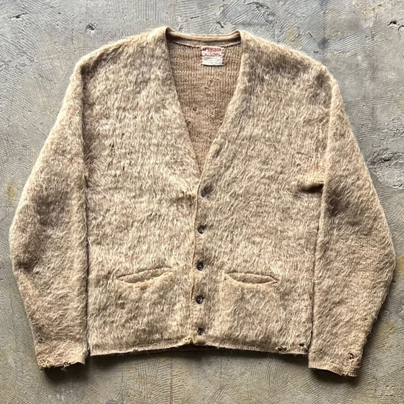 60s Mcgregor ''Powder Snow'' shaggy mohair kni 60s Mcgregor ''Powder Snow'' shaggy mohair kni