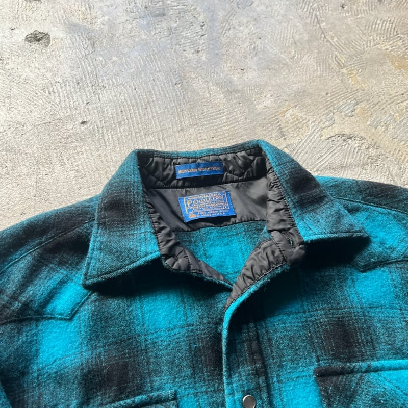 70s pendleton western ombre check shirt | sui & 70s pendleton western ombre check shirt | sui &