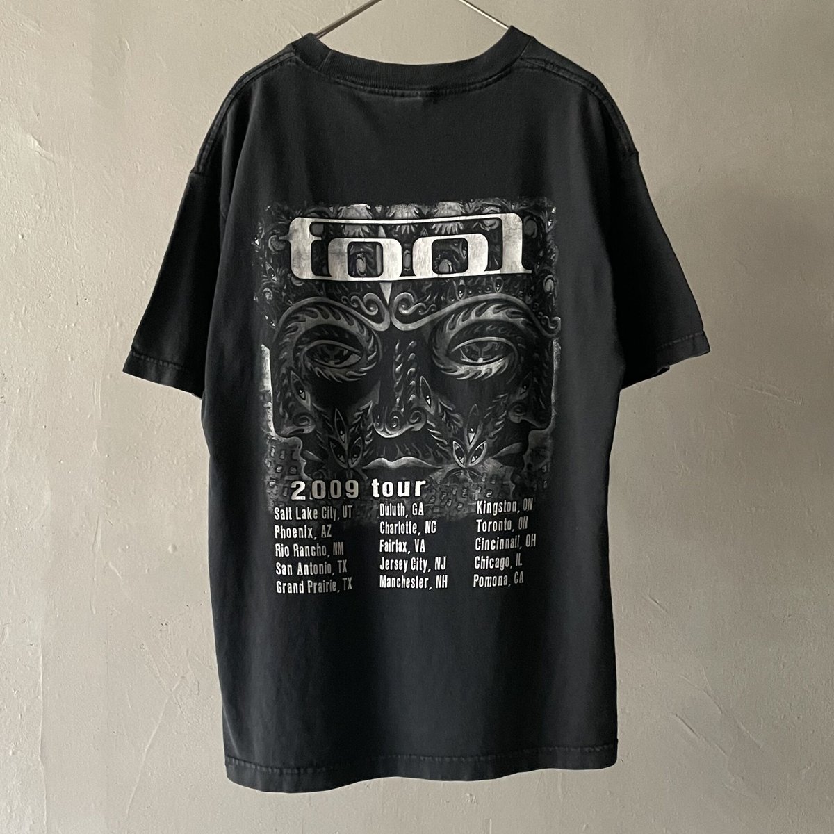 00's/2009 TOOL トゥール スパナ 3面プリント バンド Tシャツ 00's/2009 TOOL トゥール スパナ 3面プリント バンド Tシャツ