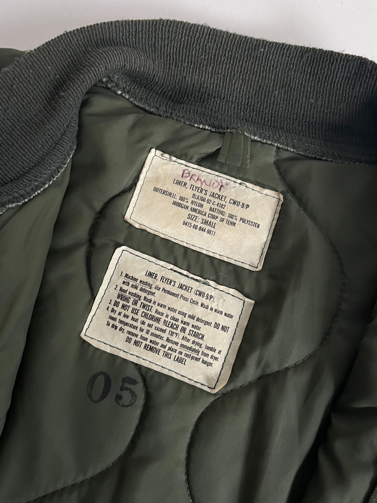 90s CWU-9P liner jacket | sui & shara