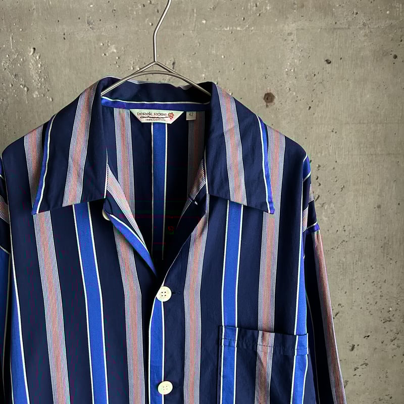 DEREK ROSE LONDON デレクローズ　トップス 80's Derek Rose sleeping shirt | sui & shara