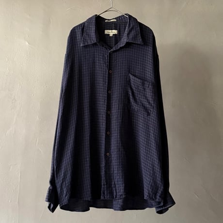Linea dome rayon×polyester shirt