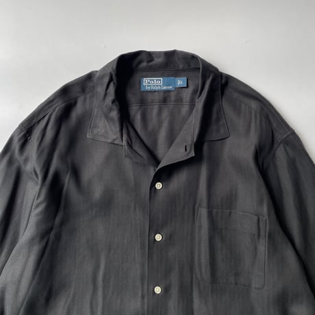90s Ralph Lauren silk/cotton/linen shirt