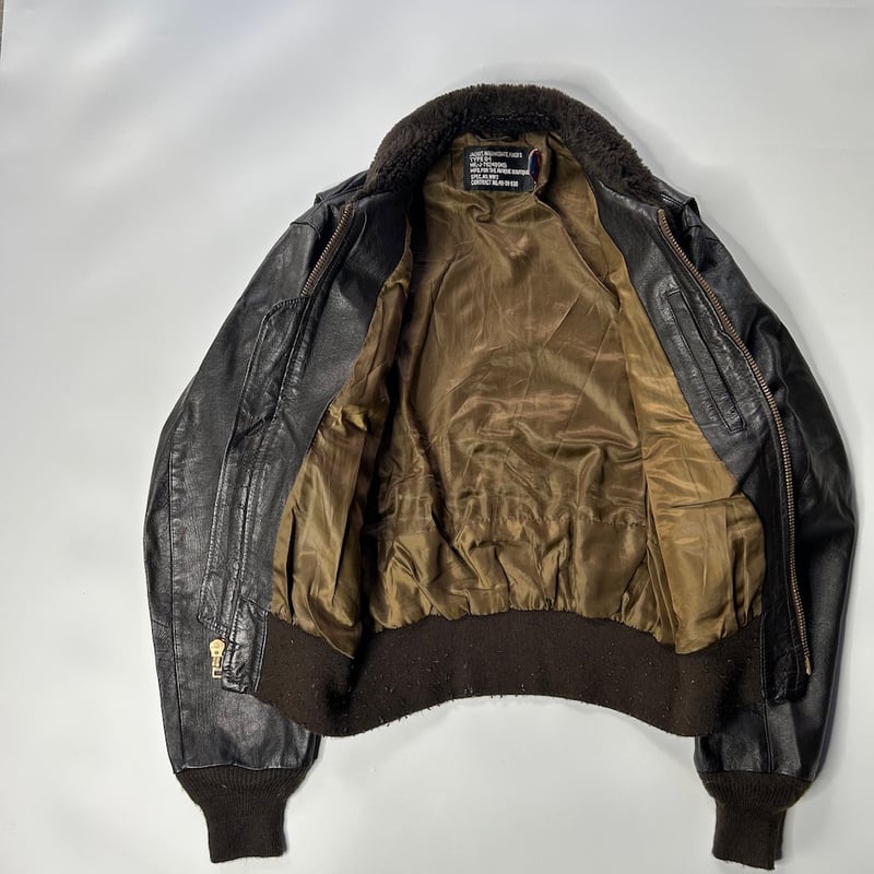 90's Schott G-1 type leather jacket | sui & shara