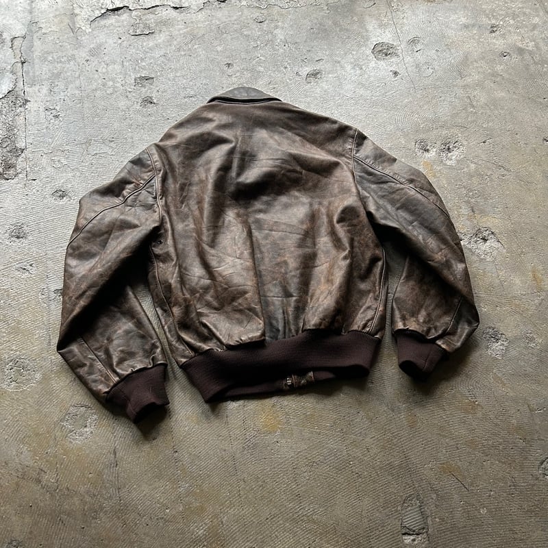 80's Banana republic A-2 type leather jacket | 80's Banana republic A-2 type leather jacket |