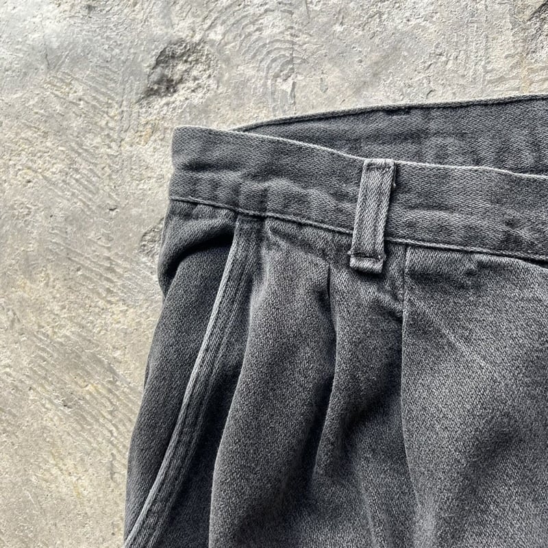 80s Wrangler 2 tack denim slacks 
