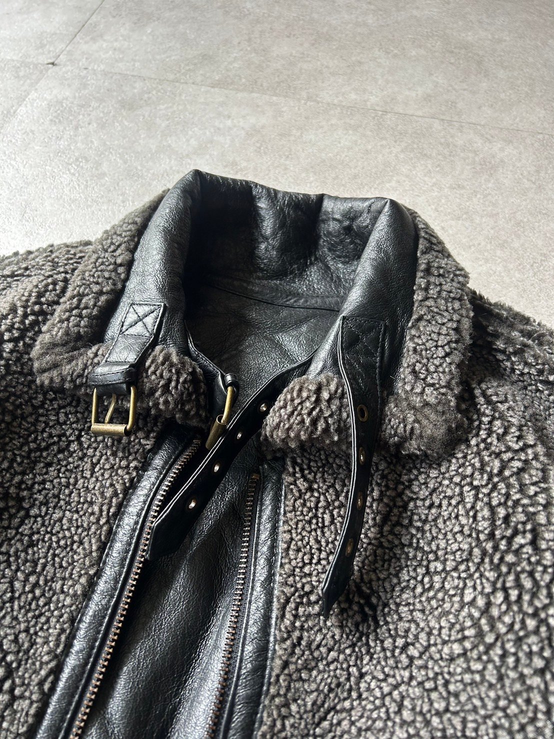 wilsons leather B-3 type flight jacket “reversi wilsons leather B-3 type flight jacket “reversi