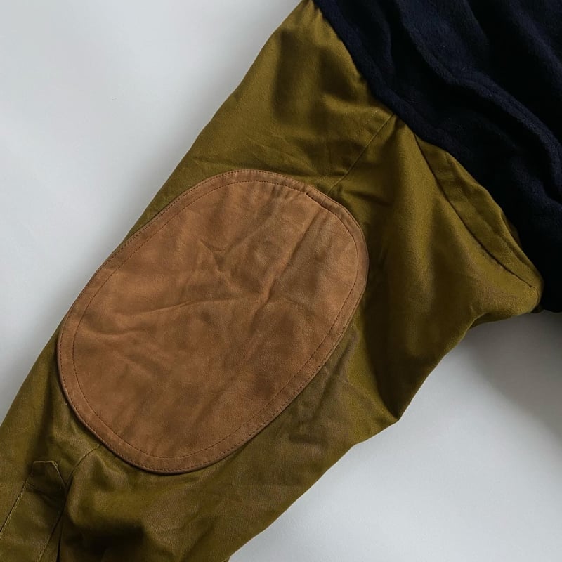 90s Nautica wool/cotton switching sleeve design
