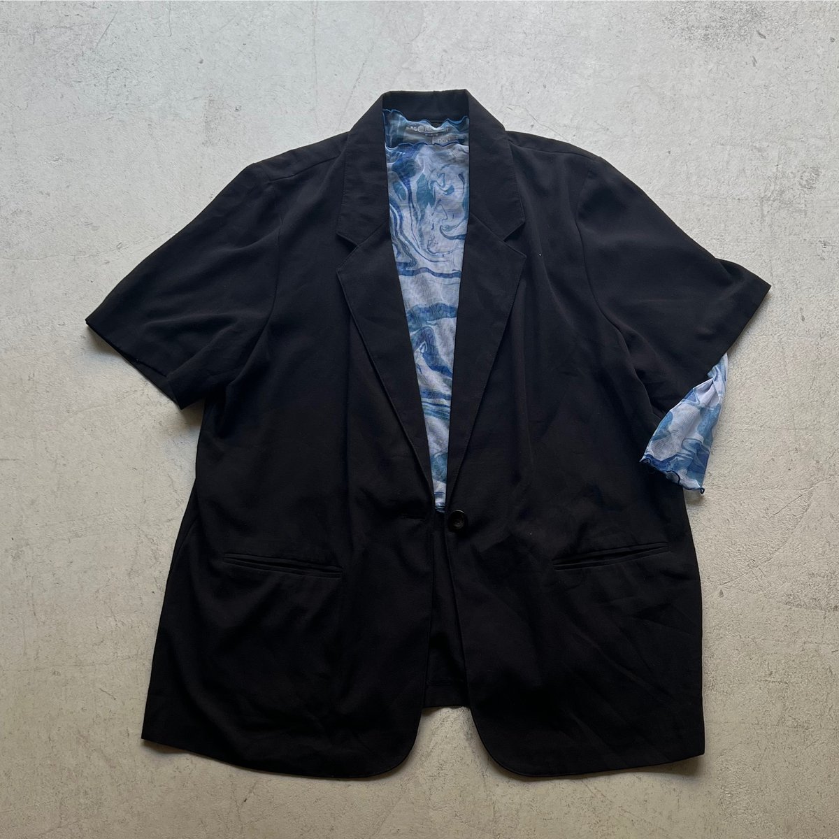 ジャケット・アウター SAG HARBOR 90's blue tailored jacket SAG HARBOR 90's blue tailored jacket