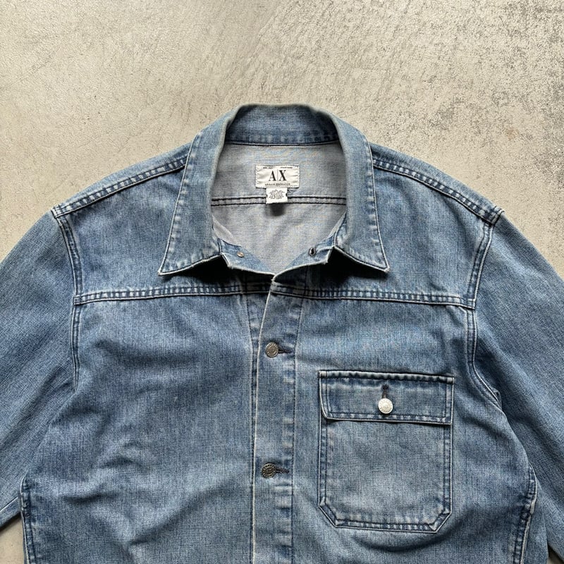 90s Armani Exchange 506XX type denim jacket | s 90s Armani Exchange 506XX type denim jacket | s