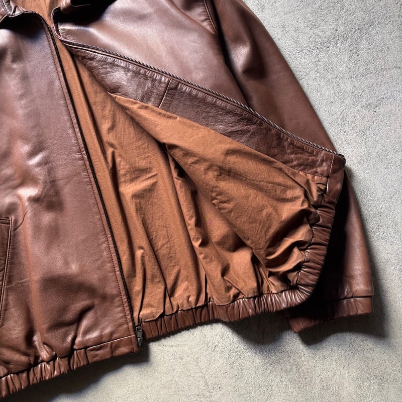 90s Ralph lauren leather swing top | sui & shara
