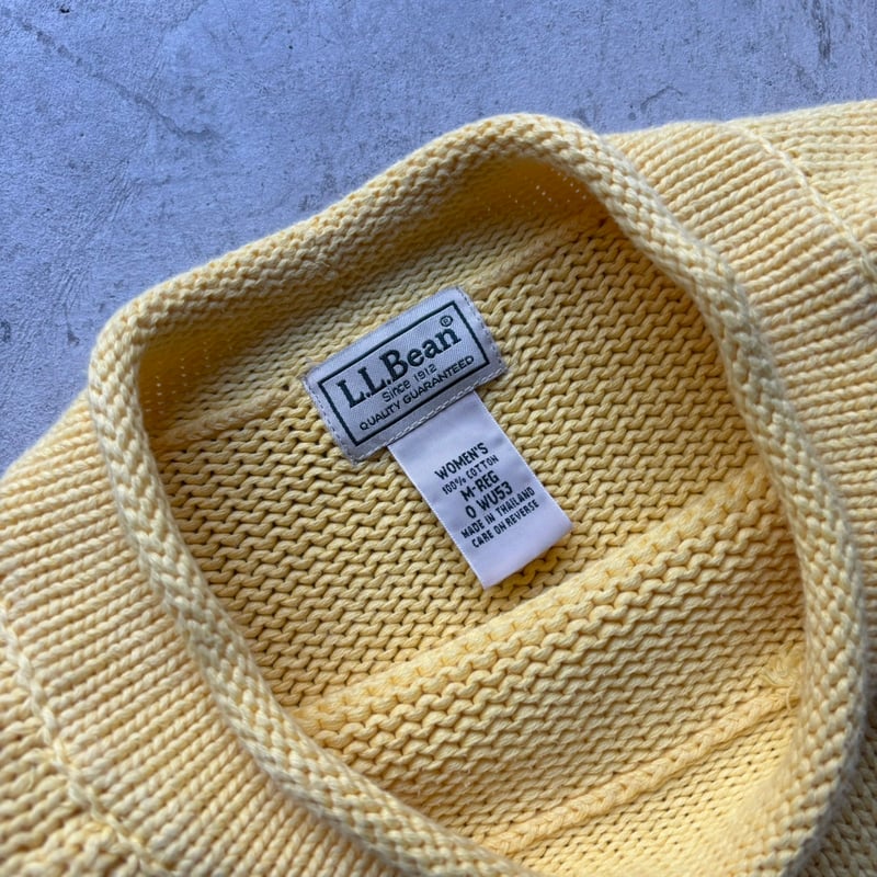 90s〜L.L.Bean Roll neck cotton knit | sui & shara 90s〜L.L.Bean Roll neck cotton knit | sui & shara