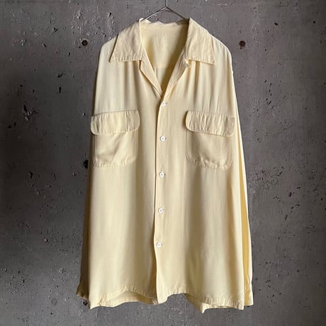 50's～60's レーヨンシャツ rayon shirts 切り返し 50's～60's レーヨンシャツ rayon shirts 切り返し - メルカリ