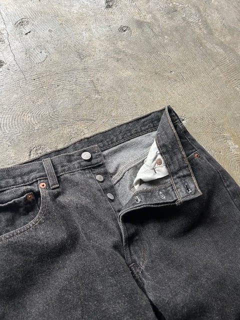 パンツ 80s Levi's 501 Grey Yarn Dyed 80s USA製 Levi'sリーバイス 501 グレー デニムパンツ w36 L34