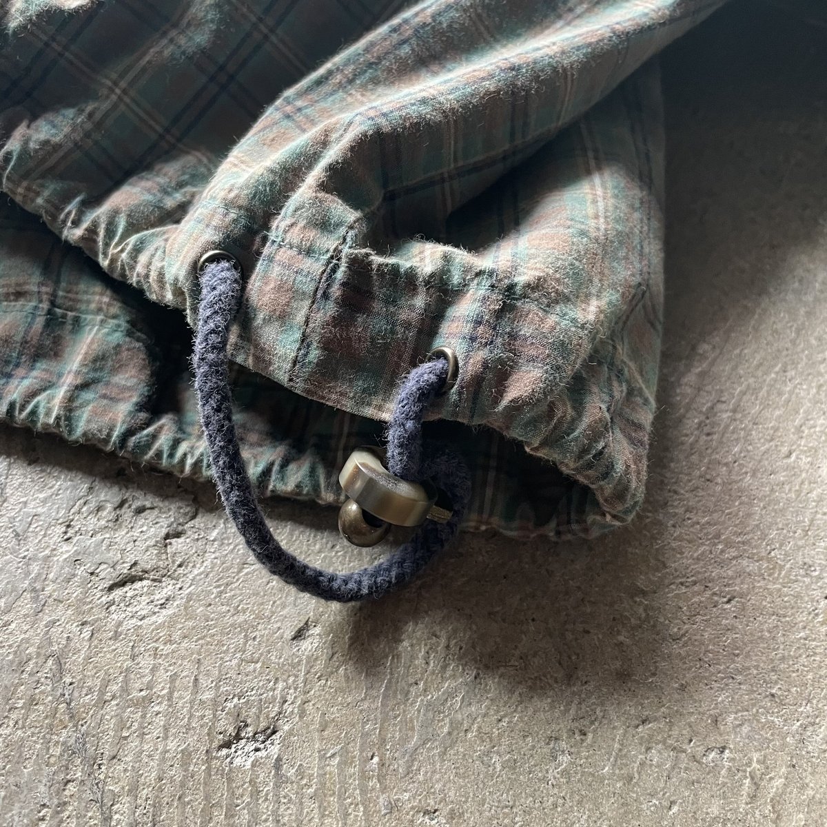 90s Eddie bauer check pattern cotton anorak par