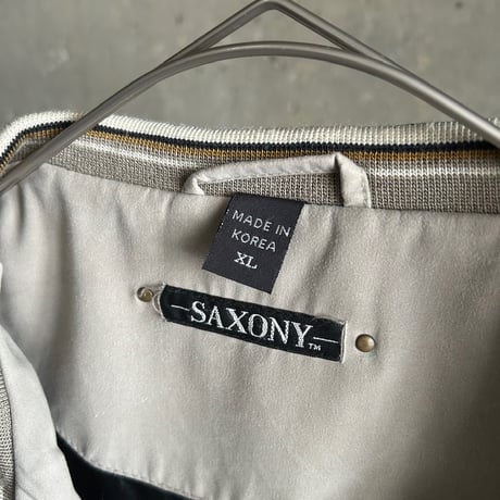 ~90's SAXONY smooth polyester swing top