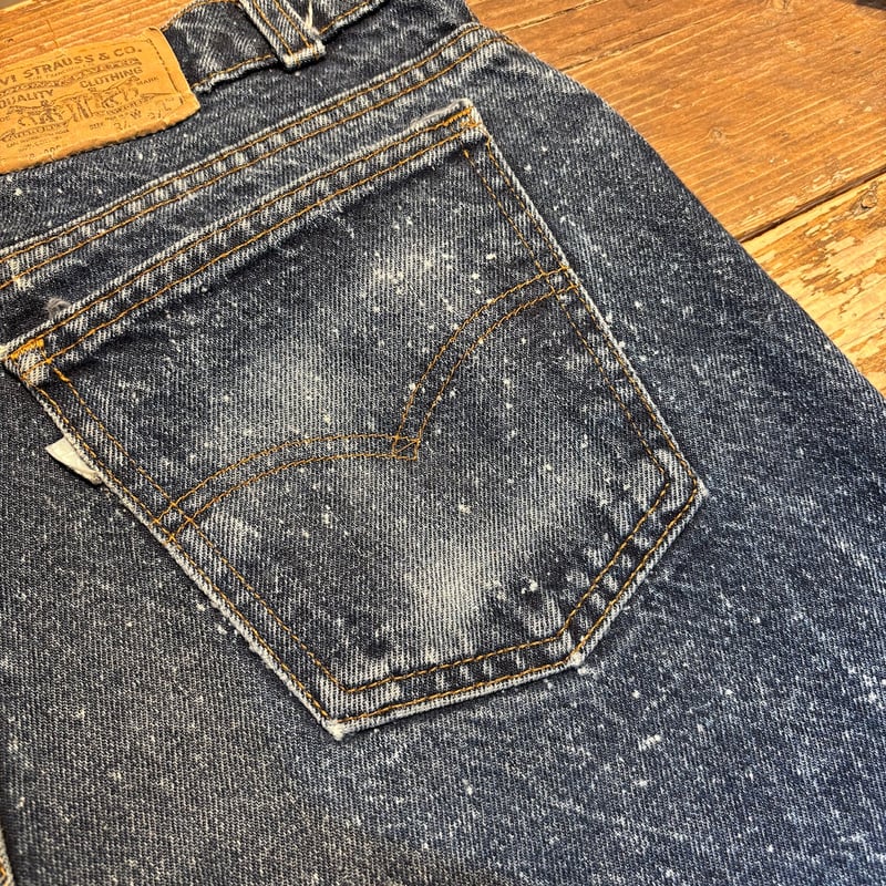 80s Levi's 550 “galactic wash” denim pants | su