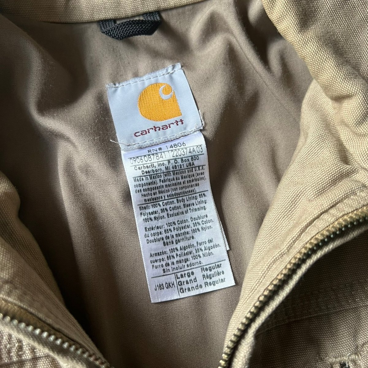 00s 美品 カーハート J163 Wylie Jacket ダック地 Ｌ　短丈 Carhartt 90s Wylie Jacket ダック地 J163 希少 - メルカリ