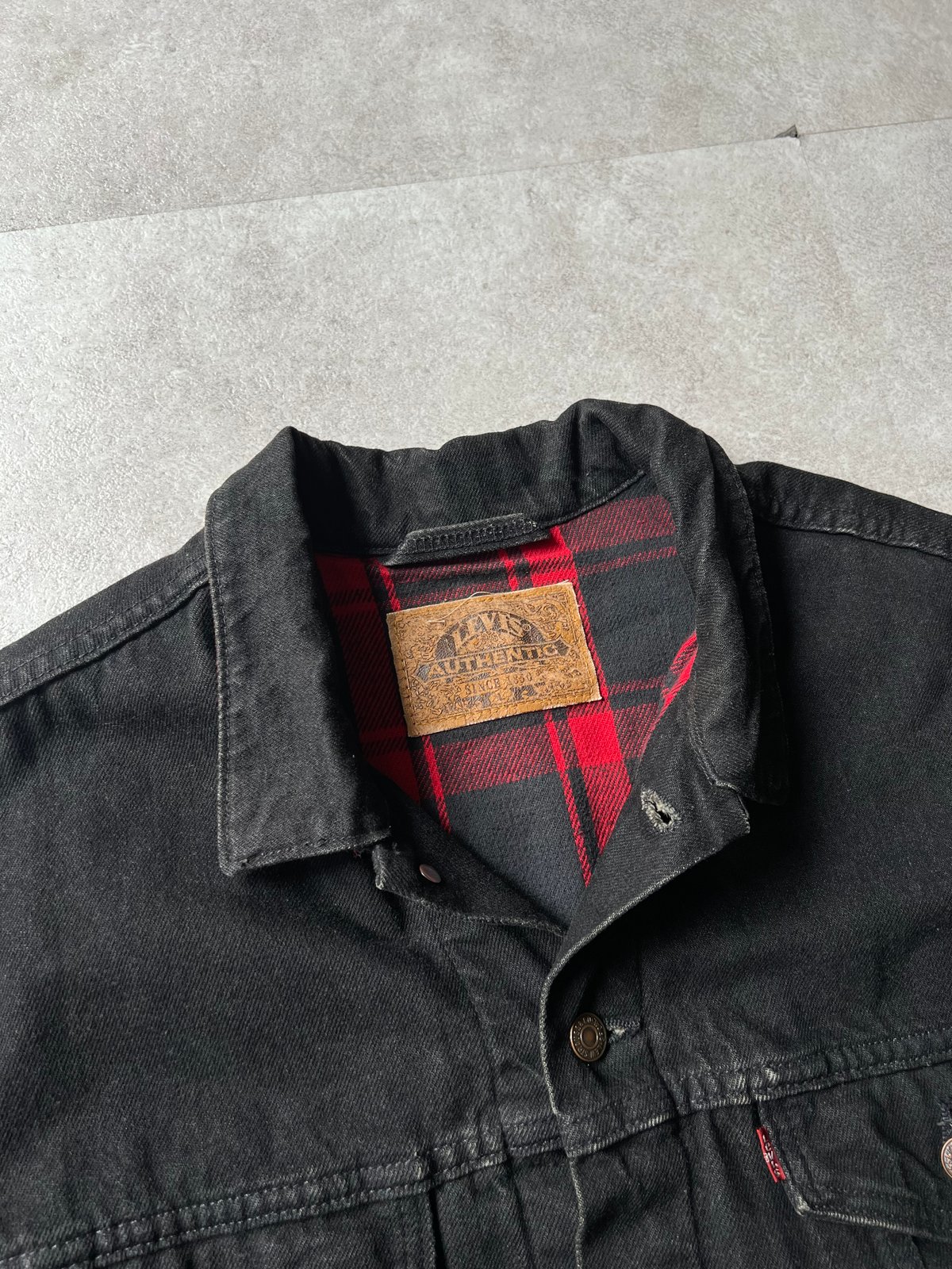 90s Levis 70417-4159 denim tracker jacket ''bla 90s Levis 70417-4159 denim tracker jacket ''bla