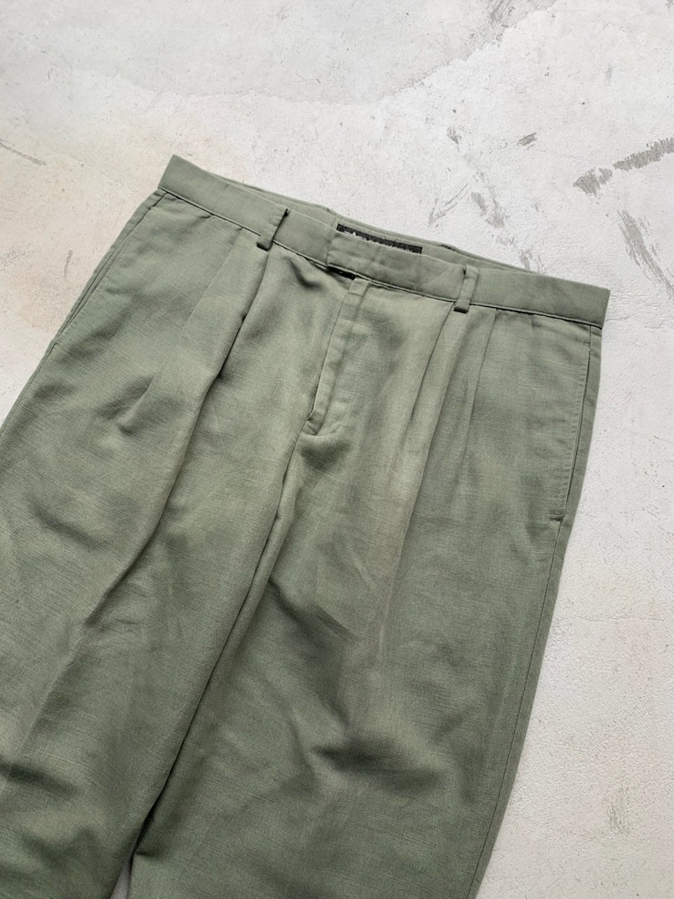 カラーリング◎ 90's Dockers' vintage 2tuck 90s Dockers 2tuck linen cotton slacks | sui & s