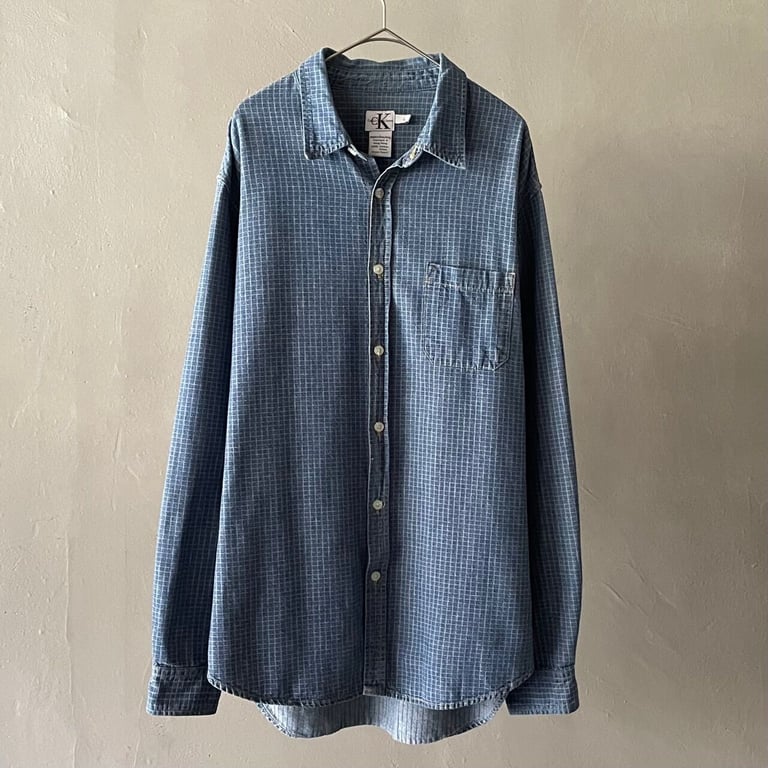 90s~ Calvin klein jeans plaid shirt｜カルバンクライン