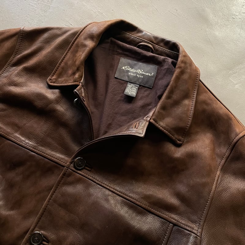 Eddie bauer leather jacket | sui & shara