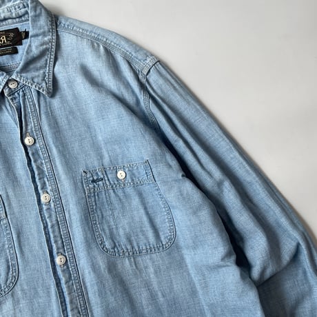RRL cotton×linen work shirt