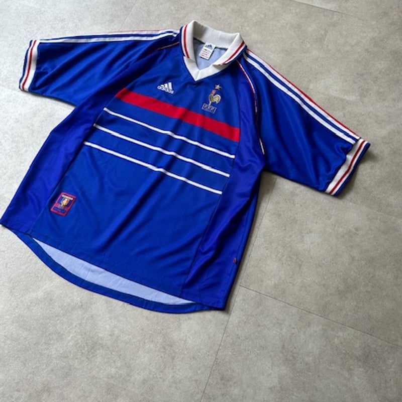 90s adidas FC France home uniform | sui & shara