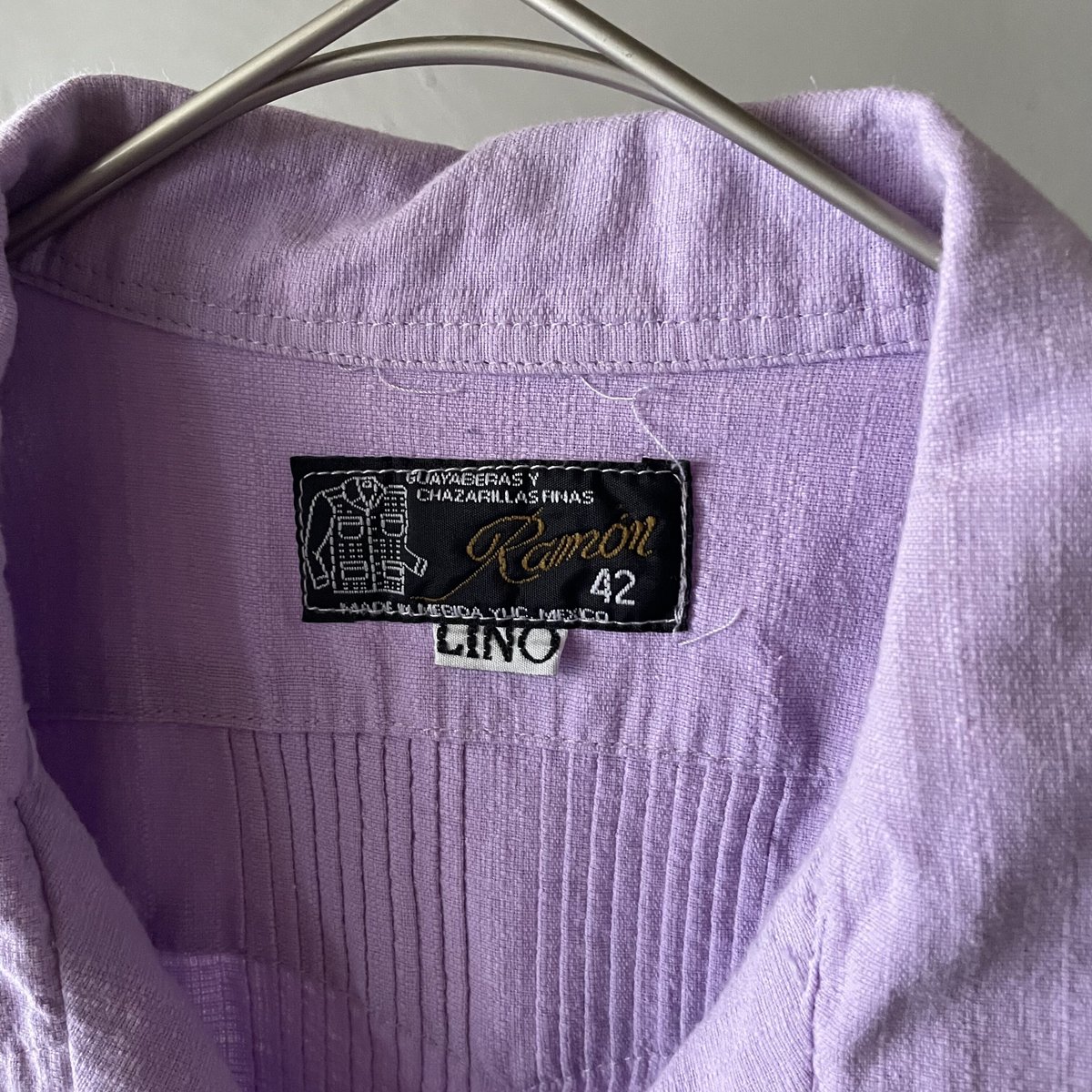 80s~ Ramon cuba shirt “lavender” | sui & shara