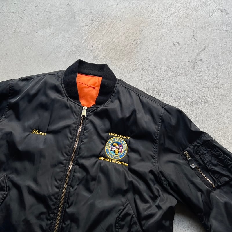 90s OMNI active force MA-1 type flight jacket | 90s OMNI active force MA-1 type flight jacket |