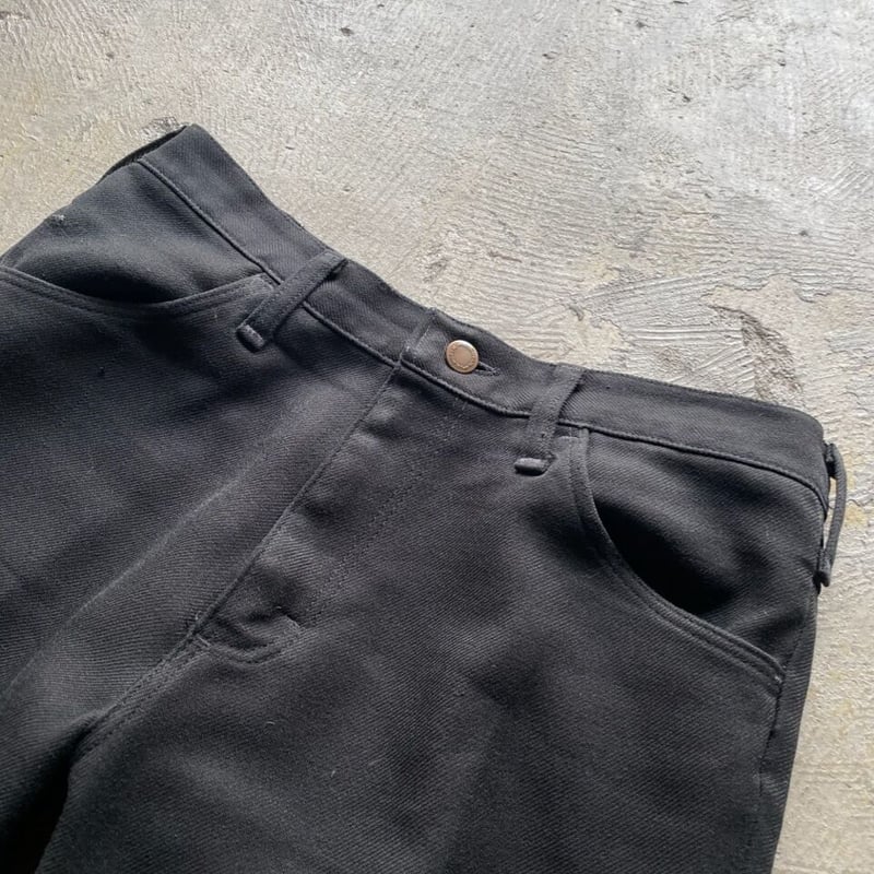 80s～ Wrangler Japan black denim pants | 古着屋 grin days