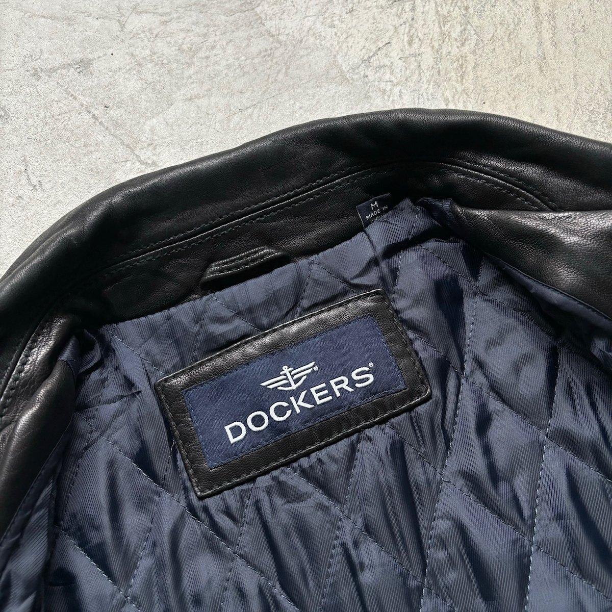 Dockers leather jacket | sui & shara